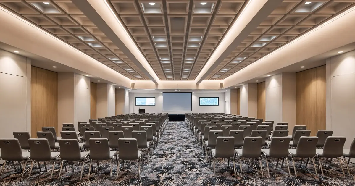 MCEC Melbourne — plenary hall in theatre configuration